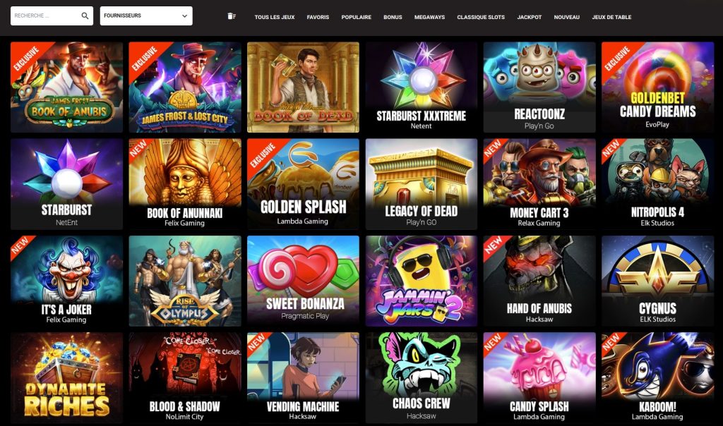 Spelautomater Casino NordicBet